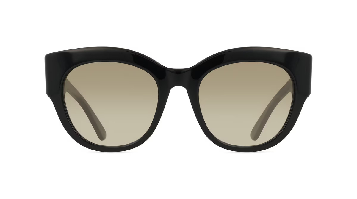 Longchamp LO740S Sonnenbrille Butterfly, Vollrand, Kunststoff, Unisex, schwarz - Bild 1