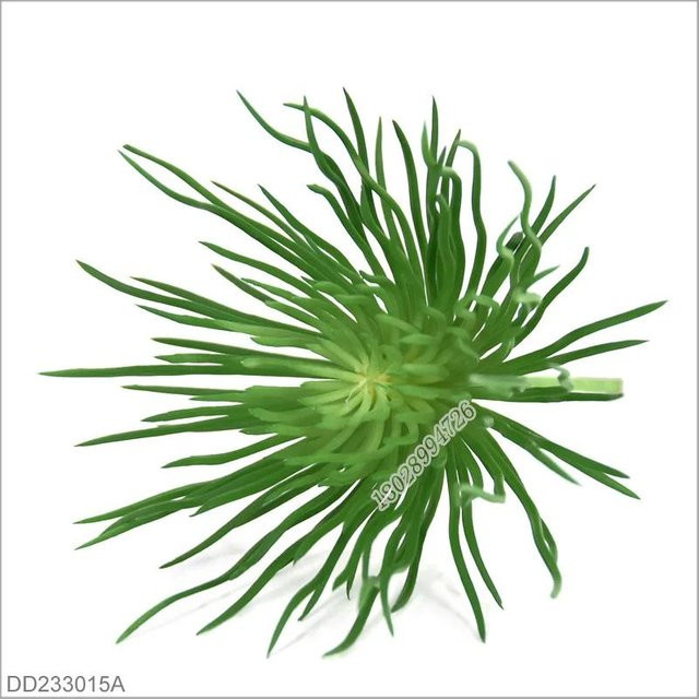 Künstliche Bromelien Luftpflanzen als hängende Tillandsia Dekoration in Grün für Hochzeit und Party - Bild 1
