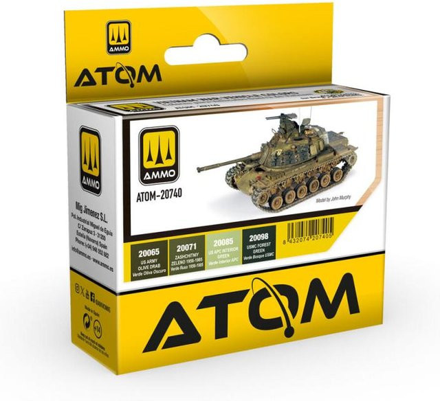 AMMO by MIG Jimenez Vietnam War Vehicles Colors Set, Fahrzeuge, Bunt / Mehrfarbig - Bild 1