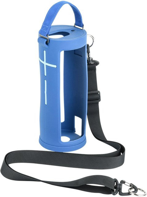 Stabile Schutzhülle in Blau mit Karabinerhaken-Riemen für den UE Megaboom 3 Lautsprecher - Bild 1