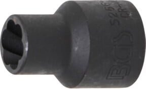 BGS Spiral-Profil-Steckschlüssel-Einsatz und Schraubenausdreher 5266-11 mit 1/2 Zoll Antrieb und 11 mm Schlüsselweite - Bild 1