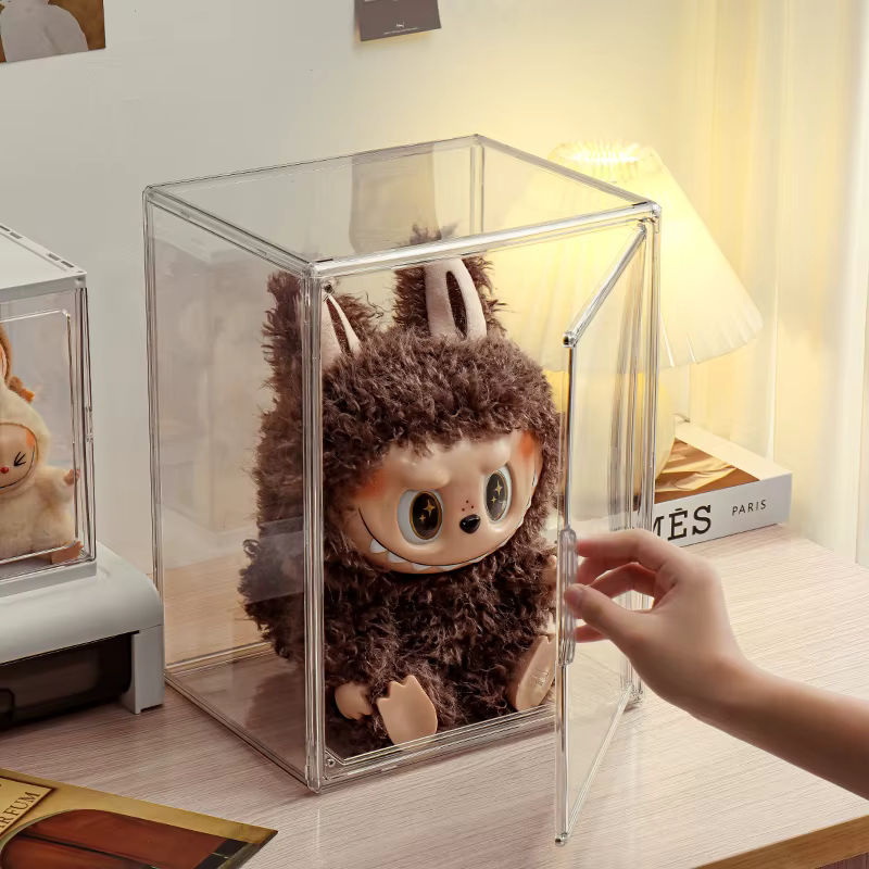 Labubu Display Box Transparent aus Kunststoff für Blind Box Modelle und Vinyl Figuren als rechteckige Vitrine - Bild 3