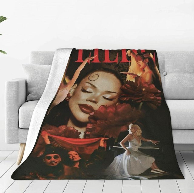 LjqNine Kuscheldecke aus Flanell in Multicolour, B/B: 75 x 90 cm - Bild 1