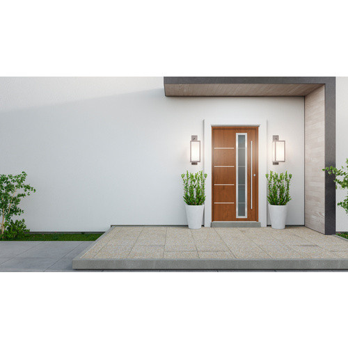 Splendoor Sicherheitshaustür SPLIT Prime RC2 aus Aluminium in Golden Oak Braun mit Glaseinsatz, H x B x T: 210 x 110 x 7 cm - Bild 2