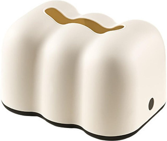 CosyHome Wandmontierter Tissue Dispenser in Wolkenform, Beige, Kunststoff - Bild 1