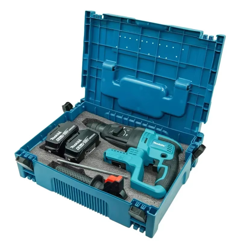 Makita DHR242 Bürstenloser Akku-Bohrhammer 18V mit 6Ah Akku, 24mm Beton-Bohrleistung und 4700 IPM, 3-Modus-Steuerung - Bild 2