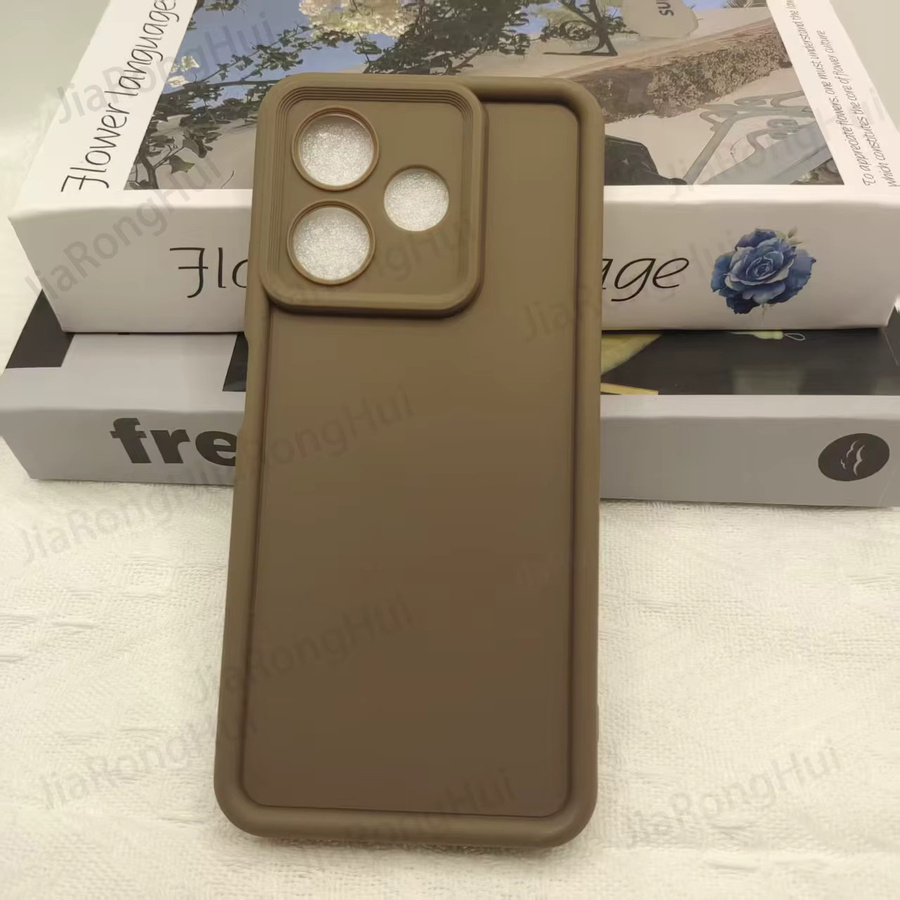 Luxus Candy Matte Soft Cover für OPPO A5 Pro 4G und 5G in Schwarz - Bild 2