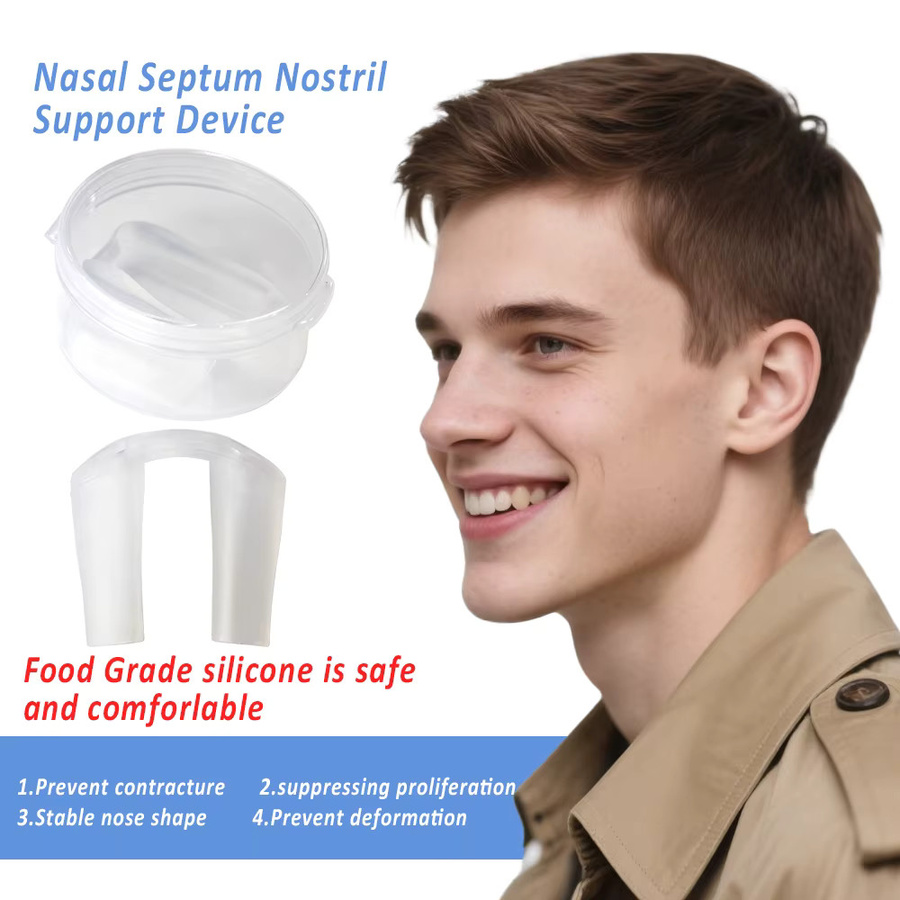 Raiuleko Silikagel-Nasenstütze zur Nasenkorrektur, Unisex - Bild 2
