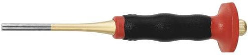 Rennsteig Splintentreiber mit Handschutz in Rot, B/T/H: 150 x 10 x 4 mm - Bild 1