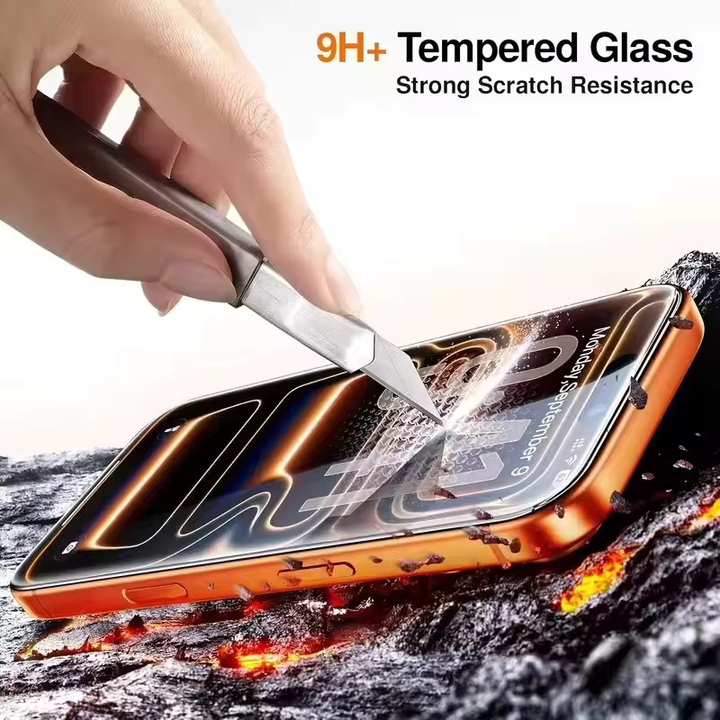 5er-Pack Arvin Blickschutzfolien Anti-Spionage-Glas für iPhone 17 16 15 14 13 12 11 Pro Max Plus XR X XS in Transparent - Bild 4