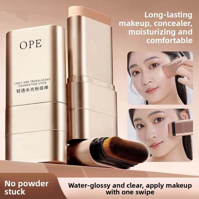 OPE Foundation Stick, 2-in-1 Concealer, Wasser-Glas-Finish, Glänzend - Bild 1