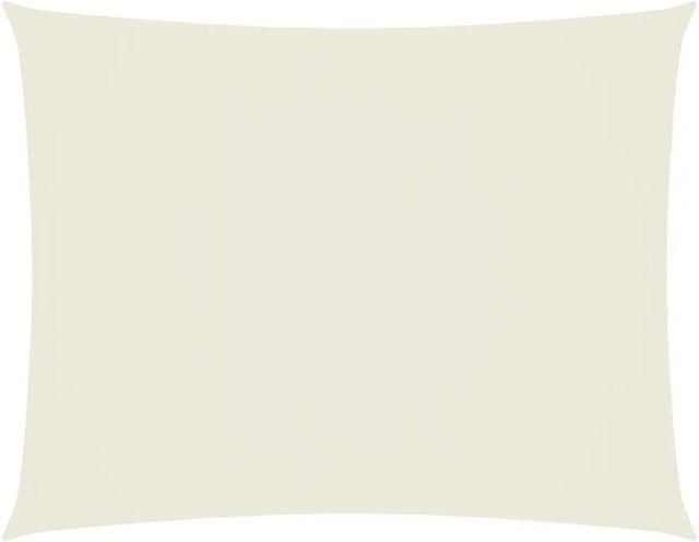 Furnicato Sonnensegel aus PU-beschichtetem Oxford-Gewebe, rechteckig, Creme/Beige, B: 450 cm, T: 300 cm - Bild 1