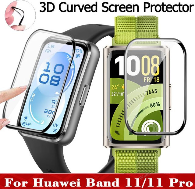 3D gebogener Displayschutz für Huawei Band 11 Pro, transparenter weicher Schutzfilm für vollständige Abdeckung - Bild 1