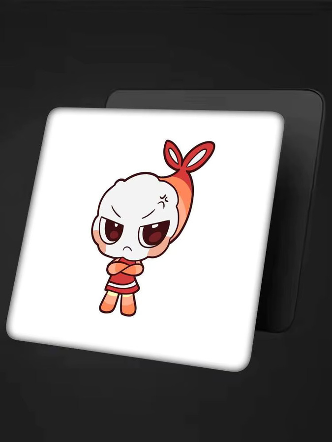 Mauspad Moetch Ich liebe Shrimpo Meme Rutschfeste Schreibtischunterlage für Tastatur und Laptop - Bild 6