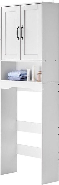 Badezimmer-Über-WC-Aufbewahrungsschrank von Buying Solutions, MB in Weiß mit verstellbarem Regal - Bild 1