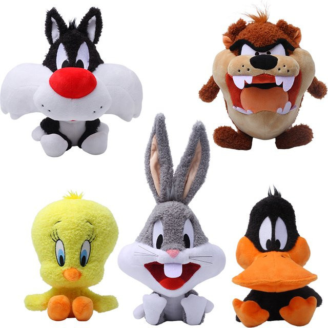 HUGKIS Looney Tunes Bugs Bunny Tweety Daffy Plüschtier Figur, 20 cm - Bild 1
