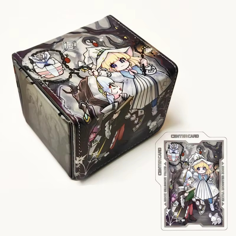 Bandai Yu-Gi-Oh!, White Forest, Deck-Box, PU-Leder, Weiß, Bunt / Mehrfarbig - Bild 3