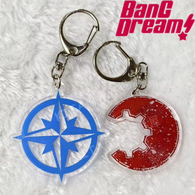 YiYuYiHua Schlüsselanhänger Acryl, Anime BanG Dream! It's MyGO!!!!! Ave Mujica, Unisex - Bild 1