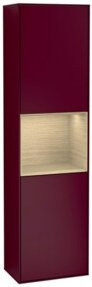 V&B Hochschrank Finion mit LED-Beleuchtung und Glastüren, B: 41,8 cm, H: 151,6 cm - Bild 1