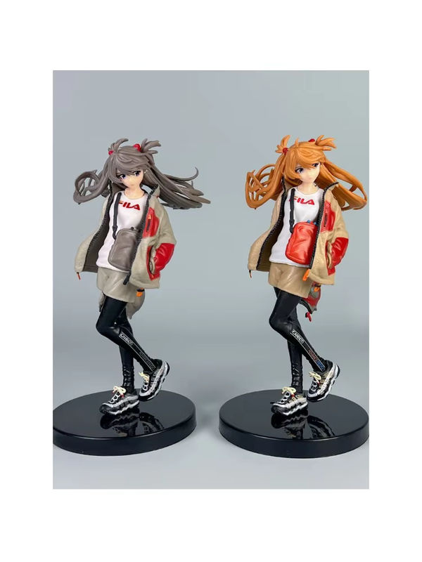 Tide Brand Asuka Langley Soryu Evangelion Anime-Figur aus PVC, mehrfarbig, Höhe: 19 cm - Bild 6