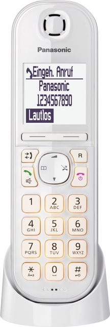 Panasonic KX-TGQ200GW Schnurloses IP-Telefon mit Wi-Fi und Anrufbeantworter in Weiß - Bild 1