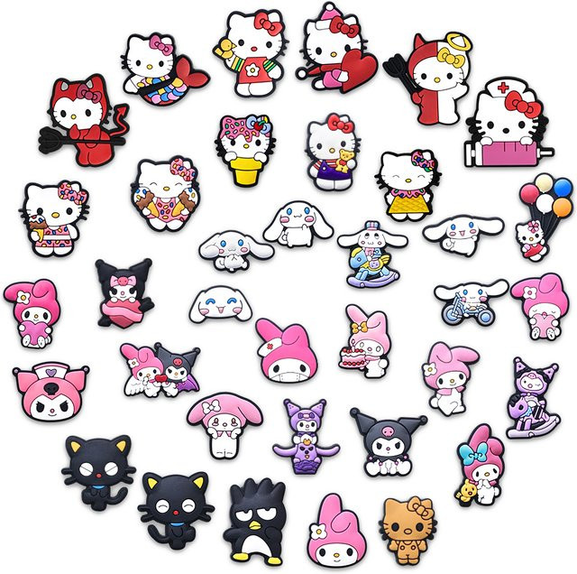 Mesuca Schuh-Charms, Hello Kitty, Kinder - Bild 1