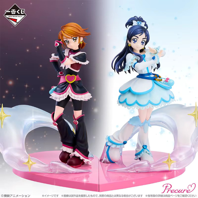 Bandai Ichiban PreCure Forever Hearts Cure Black Cure Weiß, Action Modell Spielzeug, Einzelfigur - Bild 2