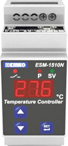 Emko 2-Punkt-Temperaturregler ESM-1510-N.5.05.0.1/00.00/2.0.0.0 in Weiß, Messbereich 0 bis 800°C, Relais 5A, B/T/H: 35 x 62 x 90 mm - Bild 1