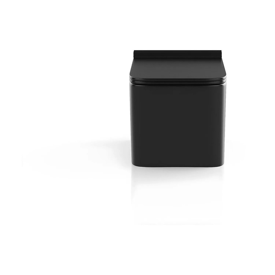 Vente-unique Hänge-WC Clemona aus Keramik in Schwarz, Breite: 35,5 cm - Bild 2