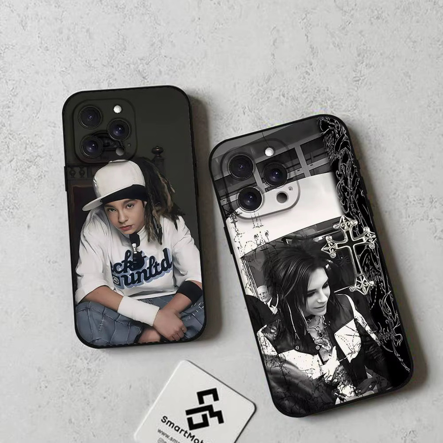 Schwarze Tokio Hotel Band Cool T-Tokio Handyhülle für Apple iPhone kompatibel mit iPhone 17 16 15 14 13 12 11 Pro Max Mini XR XS Plus - Bild 3