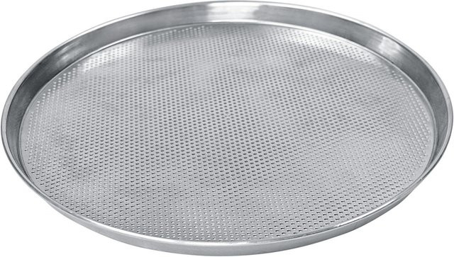 Schneider Pizzablech aus Aluminium, rund, silber, Durchmesser: 40 cm, Höhe: 2,5 cm - Bild 1