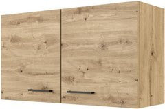 Flex-Well Hängeschrank Cara Küchen-Oberschrank in Schilfgrün matt und Artisan Eiche, B/T/H: 100 x 32 x 54,8 cm - Bild 1