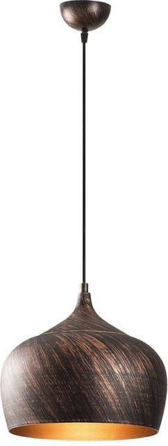 Opviq Pendelleuchte Saglam in Gold und Kupfer aus Metall mit E27 Fassung, Höhe: 125 cm, Breite: 28 cm, Tiefe: 28 cm - Bild 1