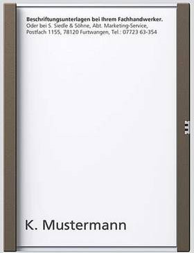 Siedle Montagezubehör für Türsprechanlagen in Grau - Bild 1