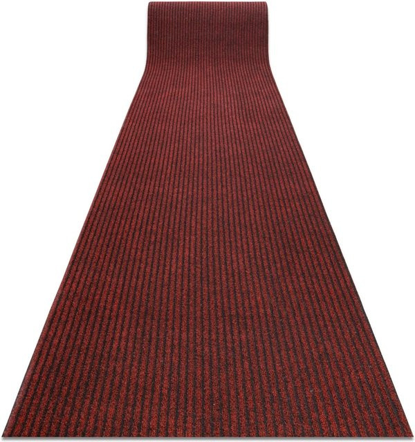 RugsX Türmatte VG15415 rot rutschfest aus Polypropylen B: 80 cm, L: 420 cm - Bild 1