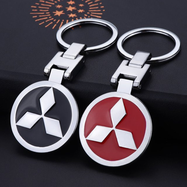Mitsubishi Schlüsselanhänger mit Logo - Bild 1