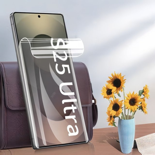 2 Stück High-Definition Hydrogel-Schutzfolien für Samsung Galaxy S25 Ultra, S25FE, S24, S23, S22, S21, S20 in Transparent - Bild 1