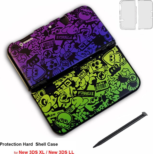 Nintendo Skin-Hülle für NEW 3DS XL LL, matte harte Schutzhülle mit Stylus-Stift als Spielzubehör - Bild 1
