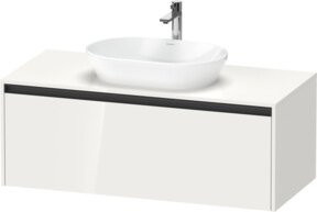 Duravit Waschtischunterschrank Ketho.2 in Weiß, wandhängend, Breite: 120 cm, Tiefe: 55 cm - Bild 1