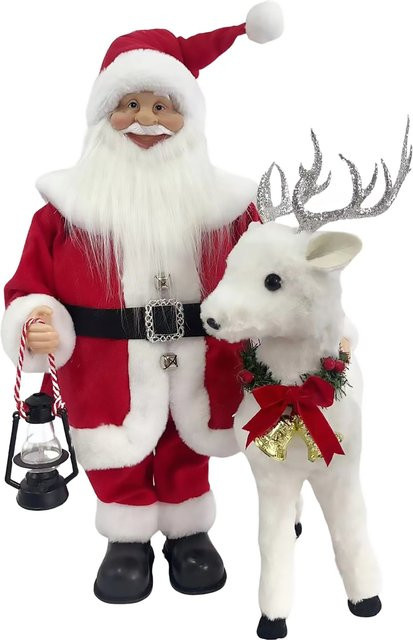 SHX Animierter Weihnachtsmann mit Rentier SHXCD2410 - Bild 1