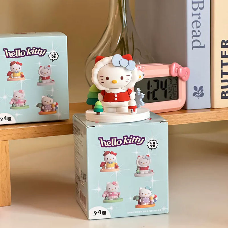 Sanrio Hello Kitty Four Seasons Serie Mystery Blind Box Mehrfarbige Anime-Figuren aus Kunststoff als Sammelornamente und Dekoration - Bild 2