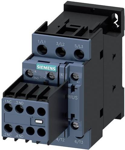 Siemens Leistungsschütz 3RT2023-1AF04 mit 3 Schließern, 690 V/AC, grau - Bild 1