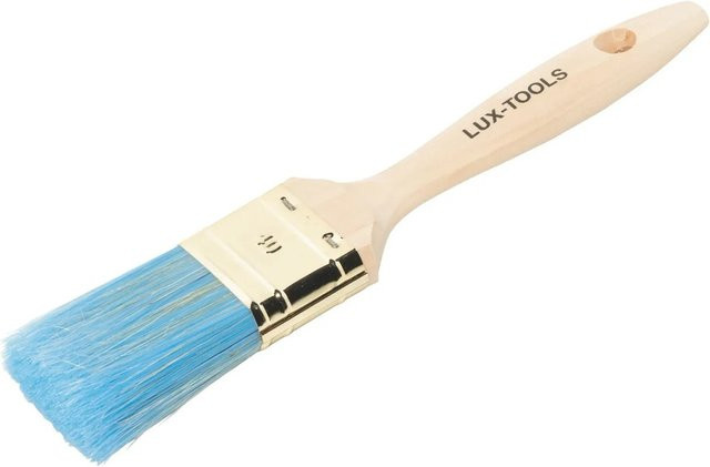 LUX-TOOLS Profi Flachpinsel Universal für wasserbasierte Lacke und Holz, Breite: 40 mm - Bild 1
