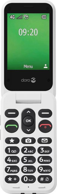 Doro Seniorenhandy mit 4G/LTE und Bluetooth in Rot/Weiß - Bild 1