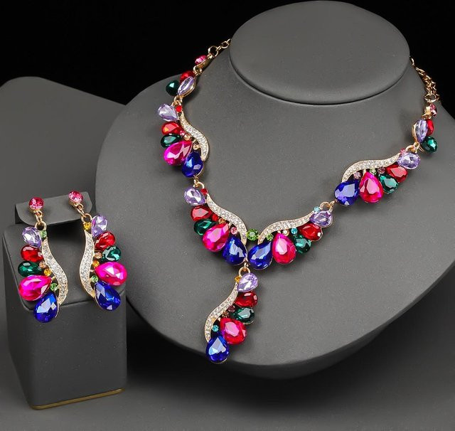 Lucky Star Jewelry Schmuck-Set, Messing, Gold, Zirkonia, Damen, 47 cm - Bild 1