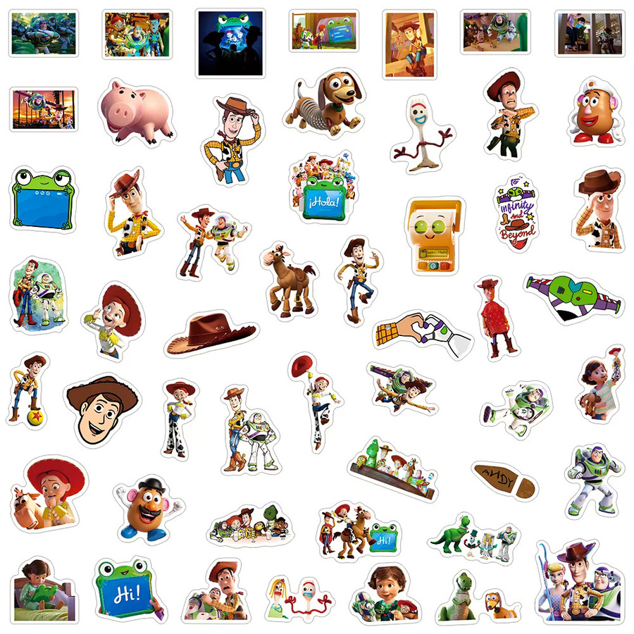 Disney Toy Story 5 Aufkleber, DIY Dekoration, PVC Wasserdicht - Bild 3