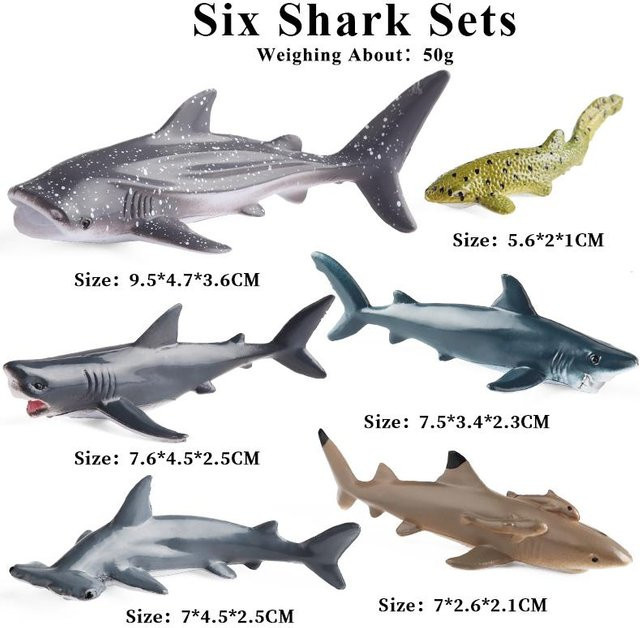 Oenux Meeresleben Tiere Actionfiguren PVC 3-6 Jahre - Bild 1