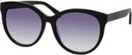Mister Spex Collection Elysia 2609 Sonnenbrille, Rund, Damen, Schwarz, Grau, Vollrand, Kunststoff - Bild 1