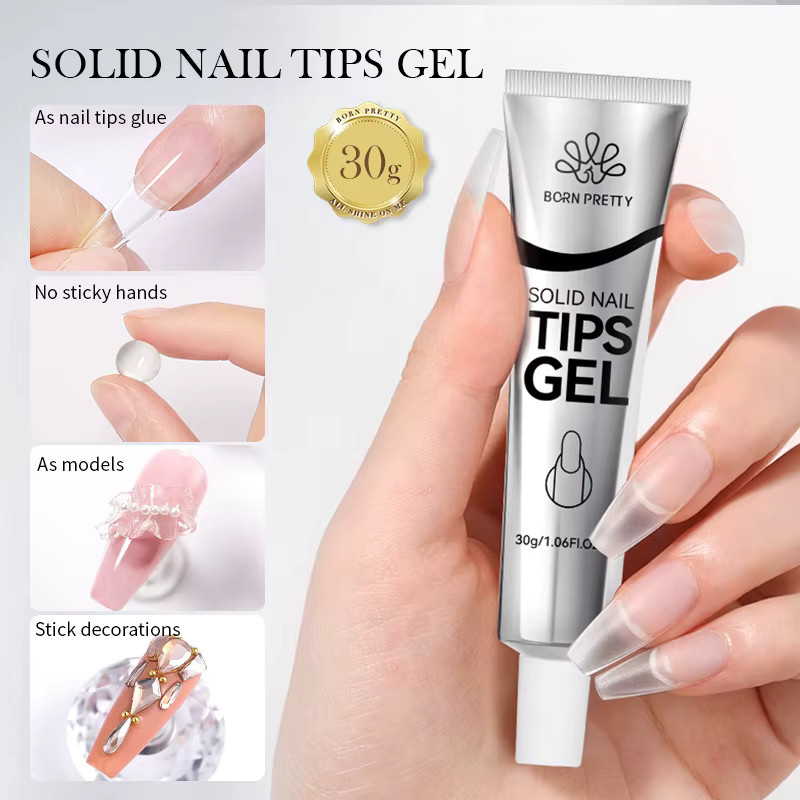 BORN PRETTY Nagelspitzen-Gel, 30 ml, Glänzend, 24 Stück - Bild 2