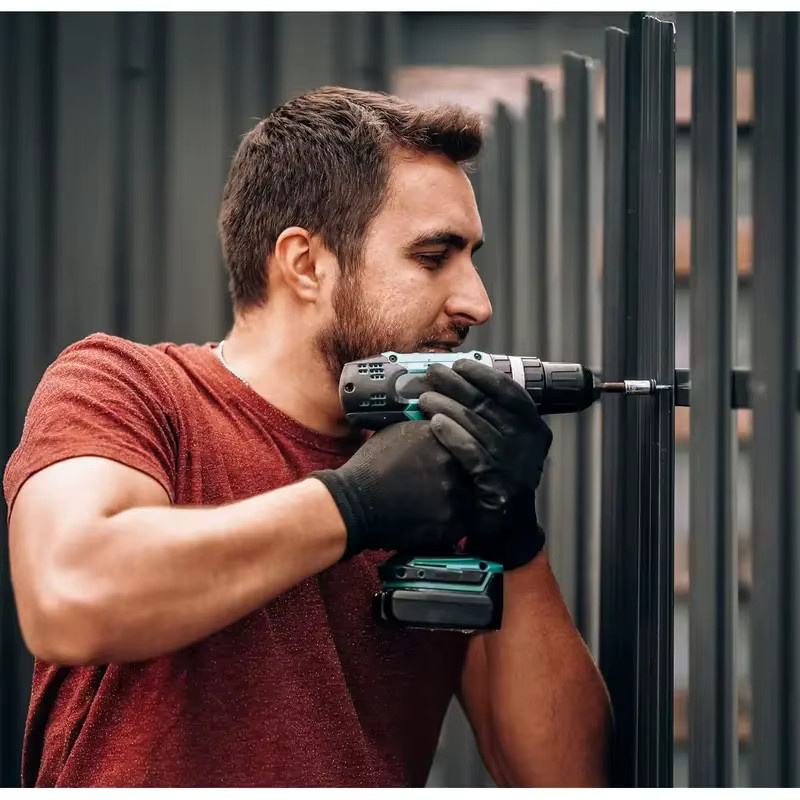INMAICH Sicherheits-Arbeitshandschuhe mit PU-Beschichtung, 2 Paar, Anti-Grip und nahtlos gestrickt, ideal für Mechaniker und Gartenarbeit - Bild 5